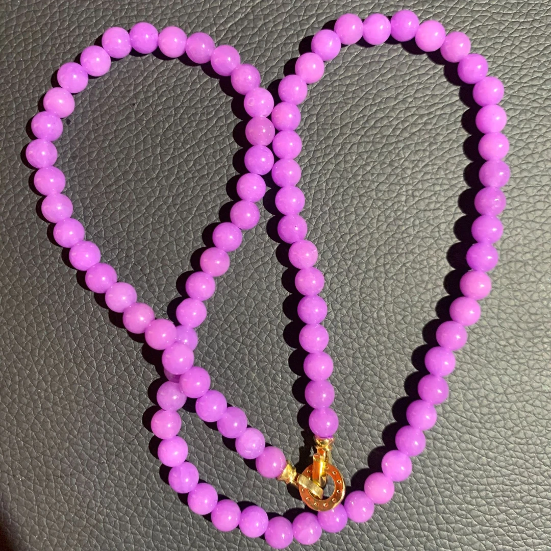 翡翠6mm项链（多样发其一）B97