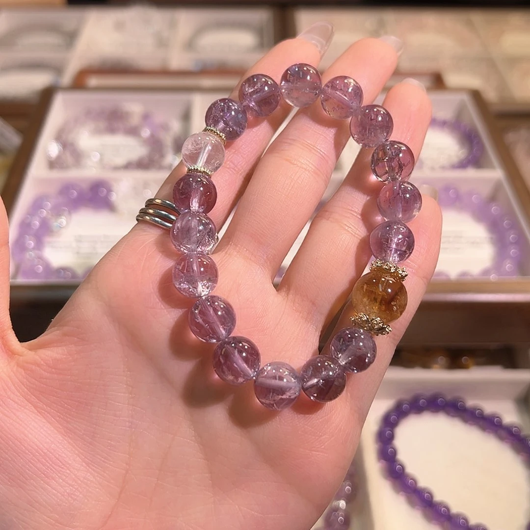 水晶手链未镶嵌紫水晶
