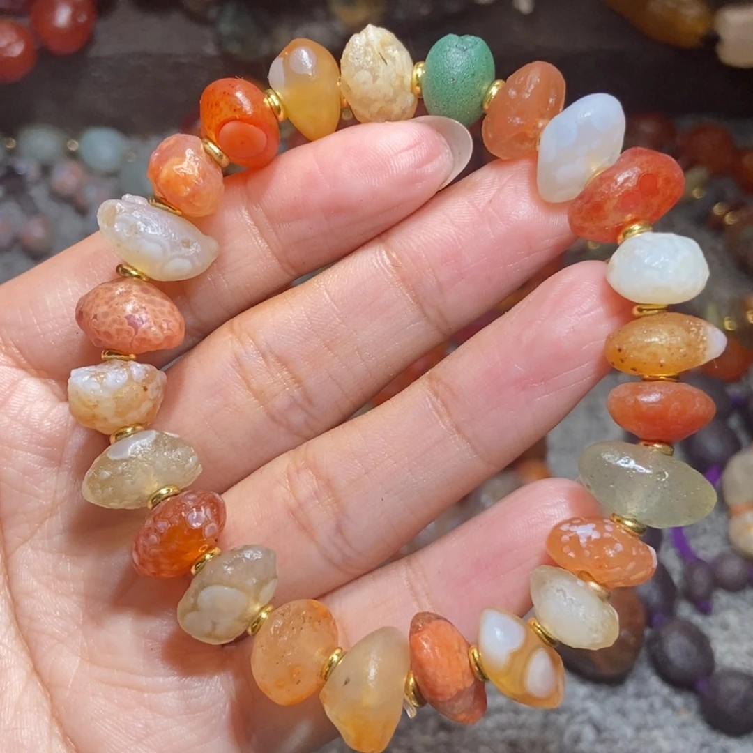 未镶嵌玛瑙/玉髓珠宝半成品