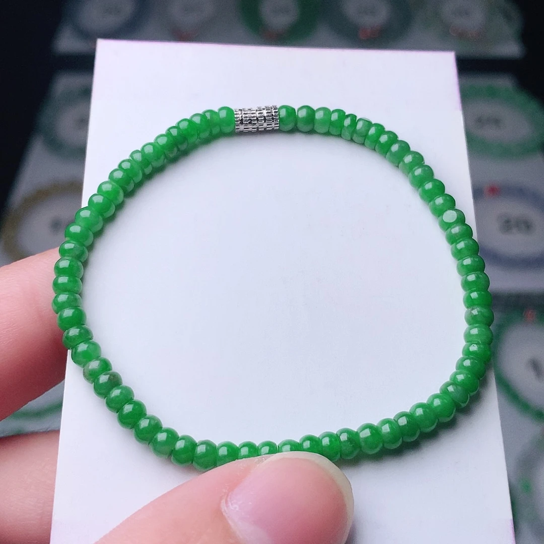 q***2翡翠未镶嵌手链翡翠
