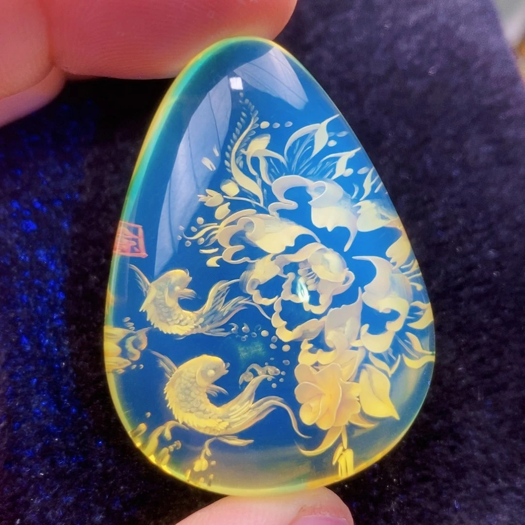 【闪购商品】金珀吊坠(不含链)未镶嵌