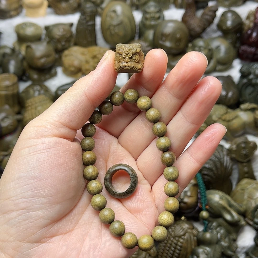 维腊木（绿檀）手机链