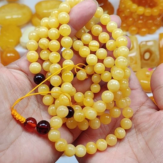 未镶嵌蜜蜡手串佛珠/O8，8米