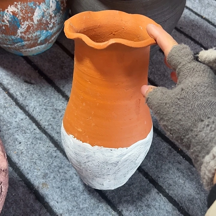 拼色花边高23口12默认打孔