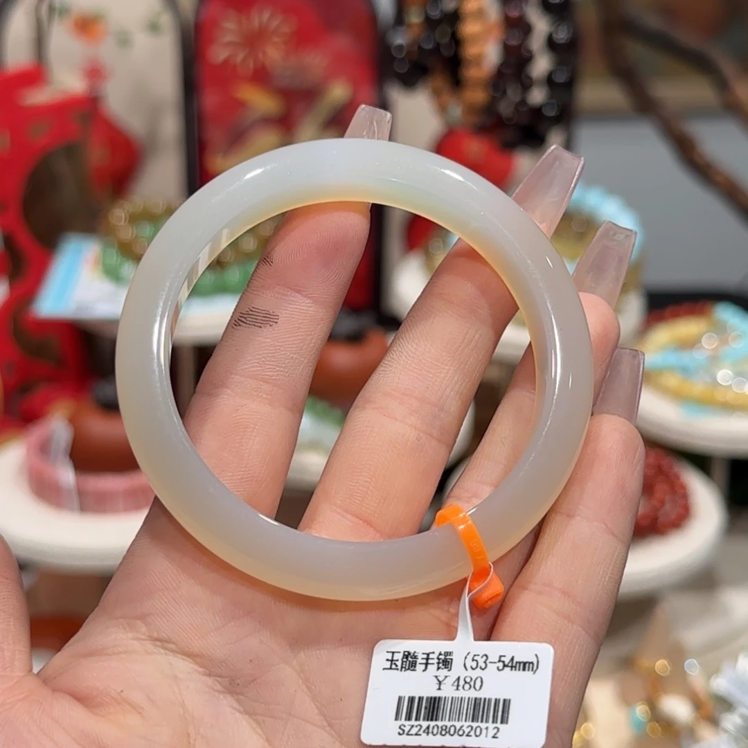 石英质玉手镯未镶嵌8手镯53-54