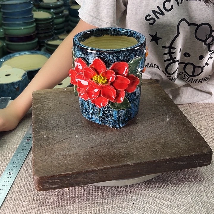 泳坤堂石湾盆陶瓷