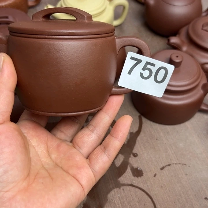 紫砂茶壶中槽清半手工250cc瑕疵