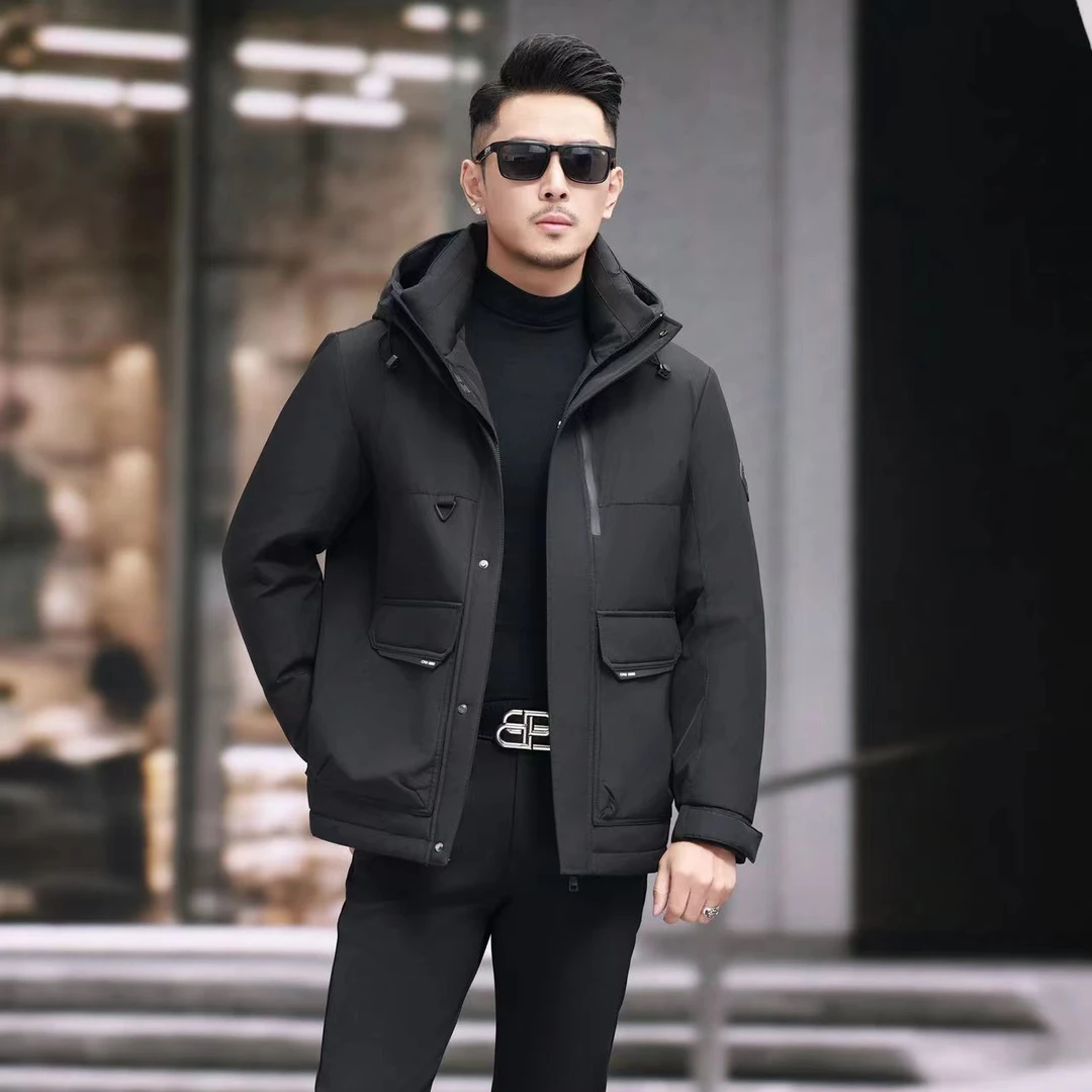 260克奥粒绒+鹅分层秋冬加厚情侣款外套25688