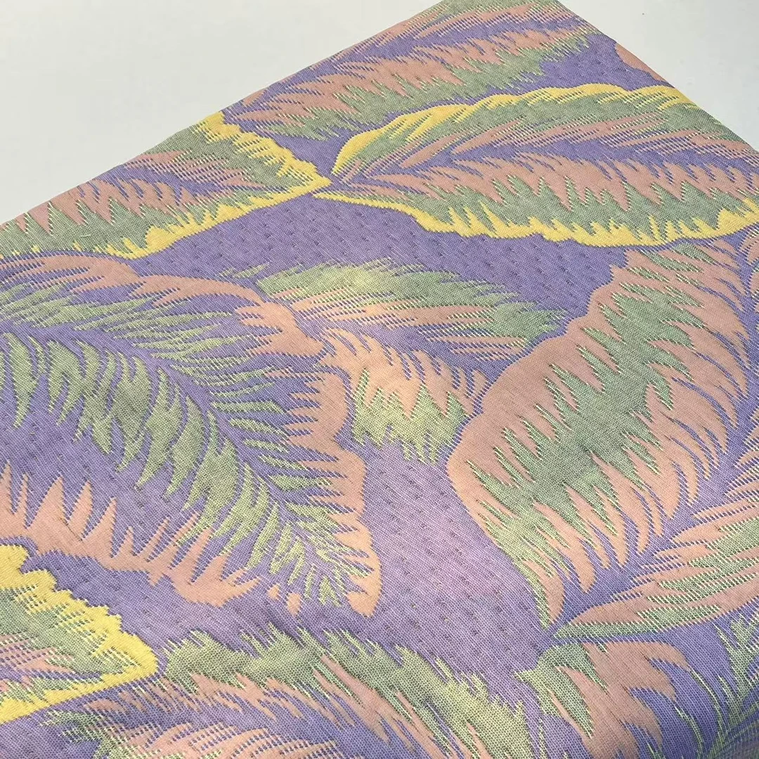 【盖毯】四季通用多层纱布150*200cm  紫叶子