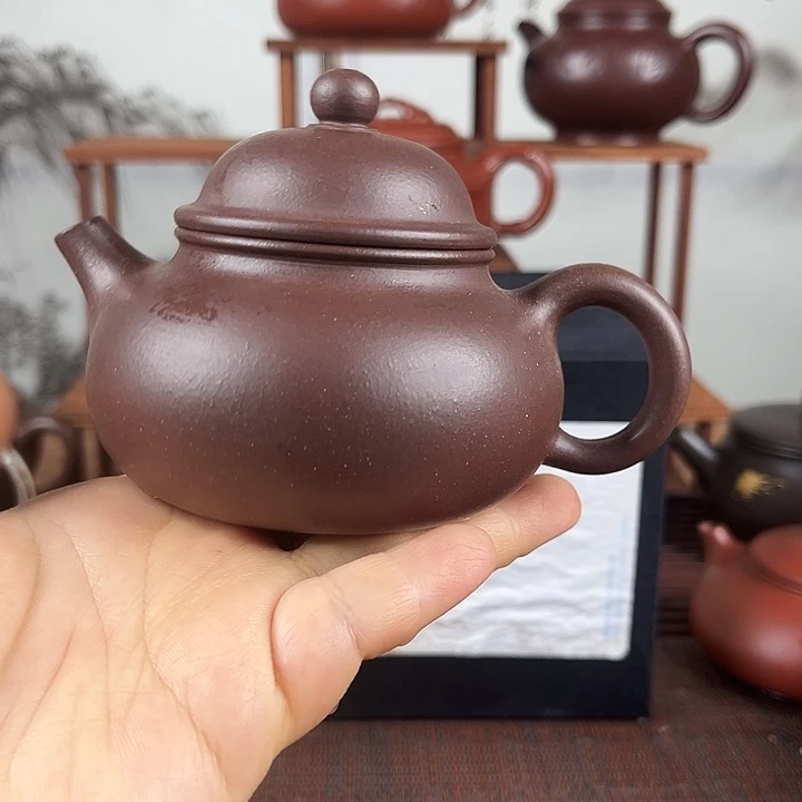 会***猫紫砂茶壶微瑕处理