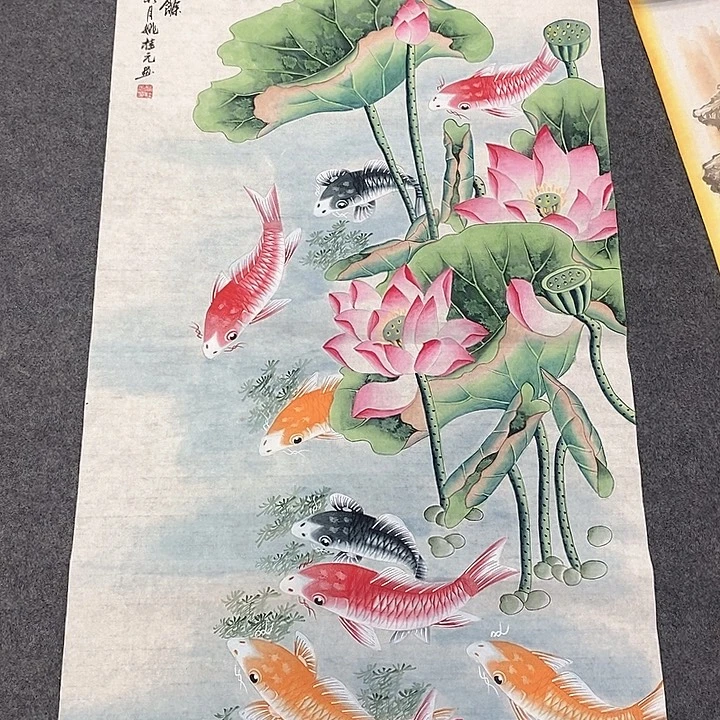 国画国画作品手绘