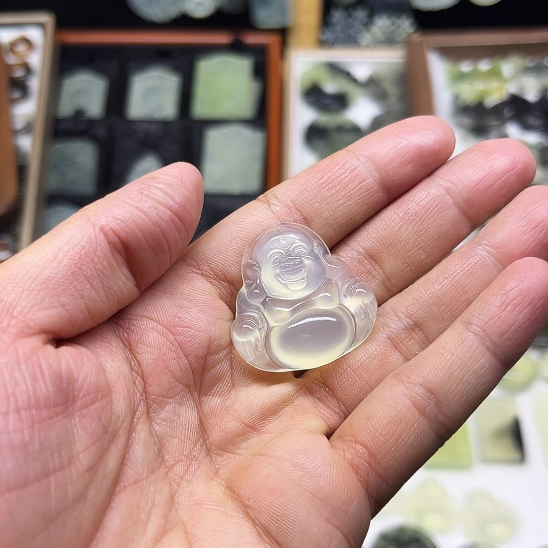 岫玉未镶嵌吊坠(赠链)