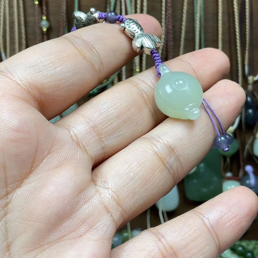 和田玉未镶嵌手机链