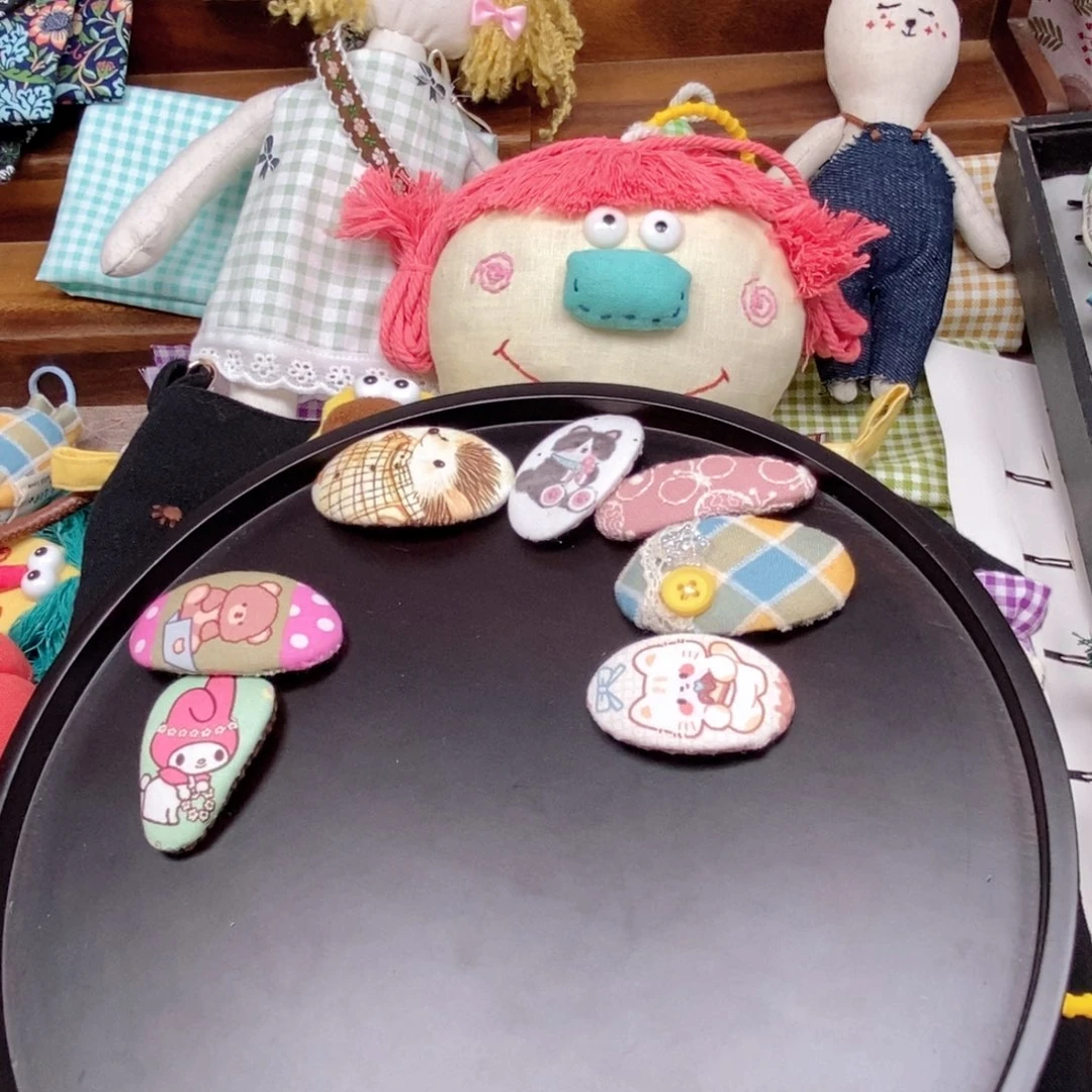 棉莱赛尔纤维手作发卡