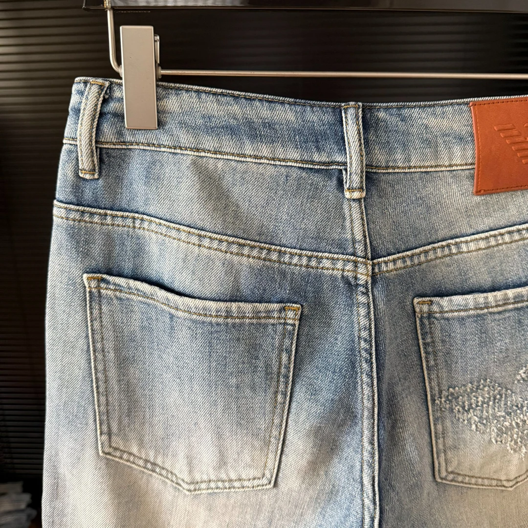 短裤-夏季新款欧货高端时尚牛仔裤-6523