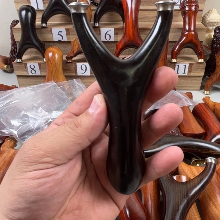 快压紫光檀火蓝刀锋