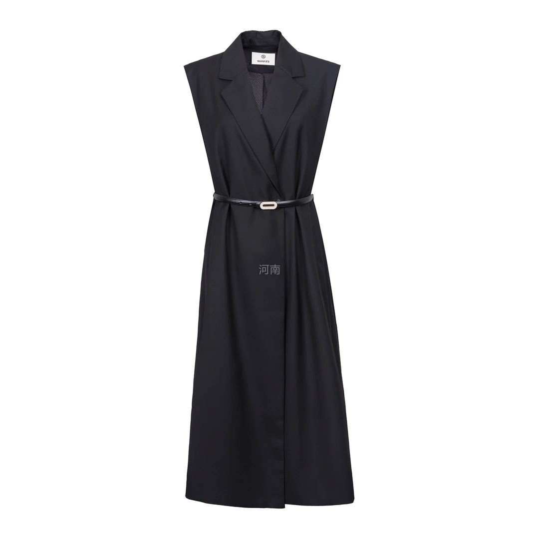 贵姿/GUUIZS 时尚无袖马甲风衣36505163M