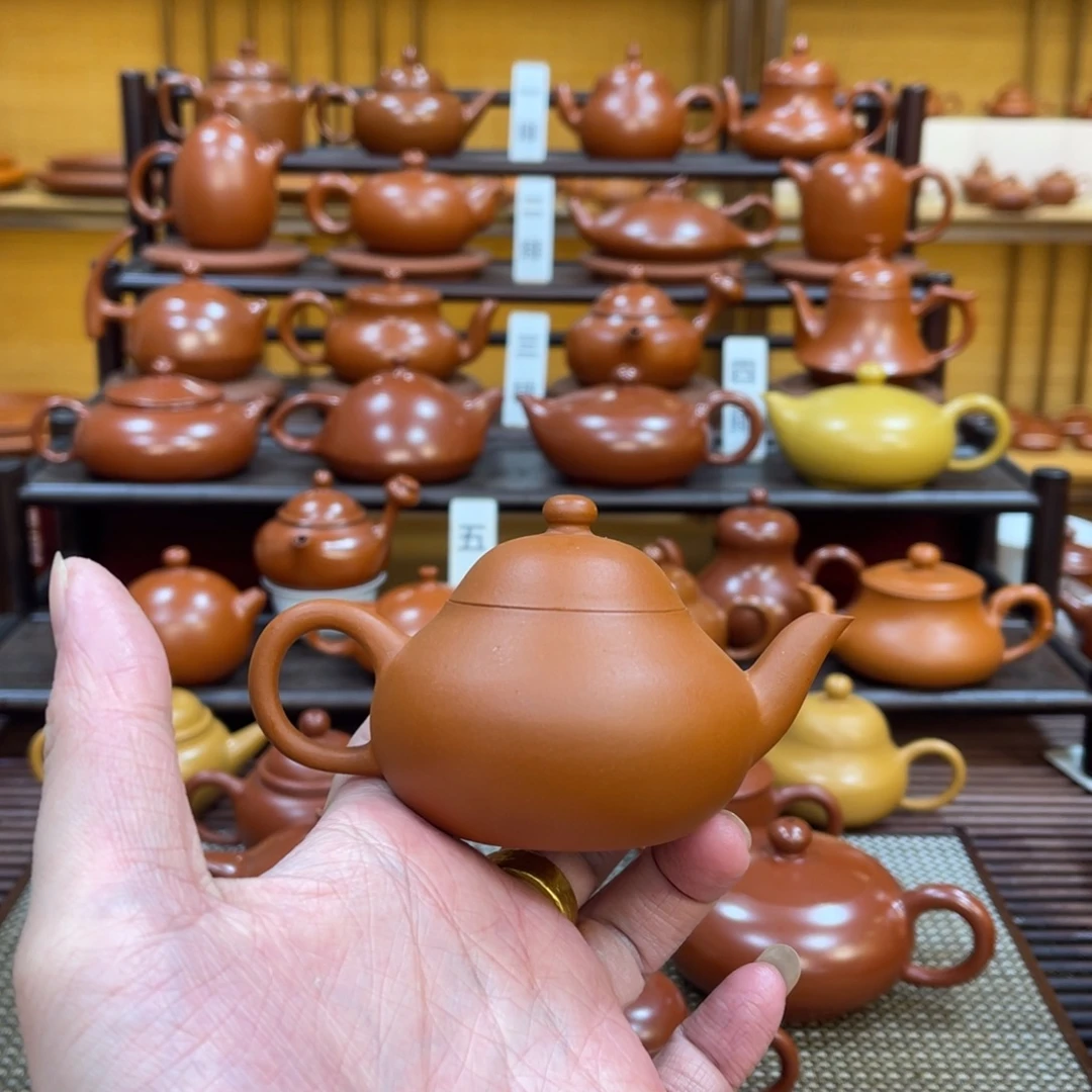 红****紫砂茶壶潮州手拉壶