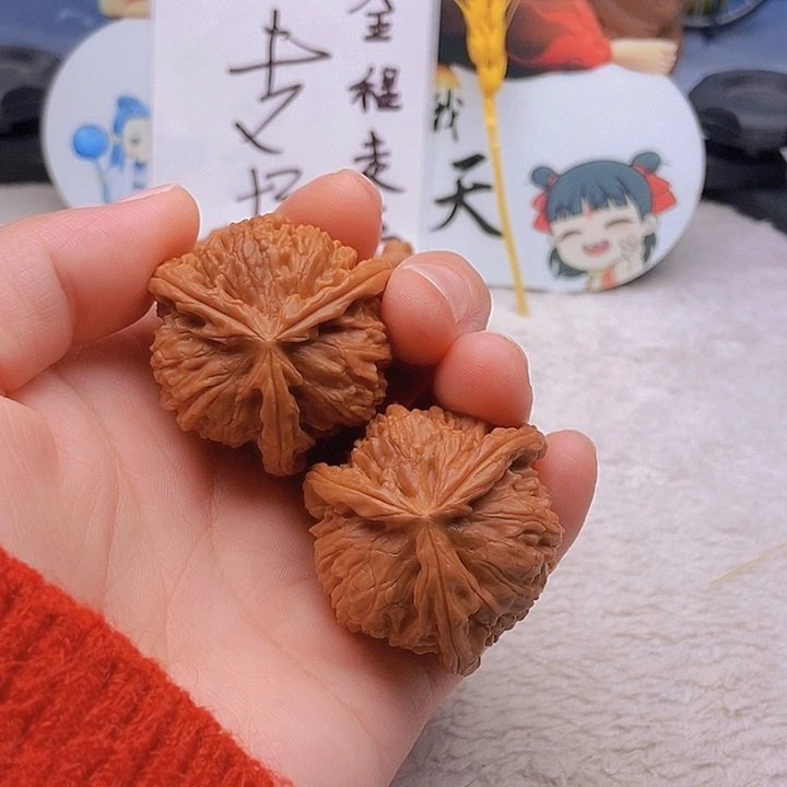 吊坠文玩核桃無*謂三棱