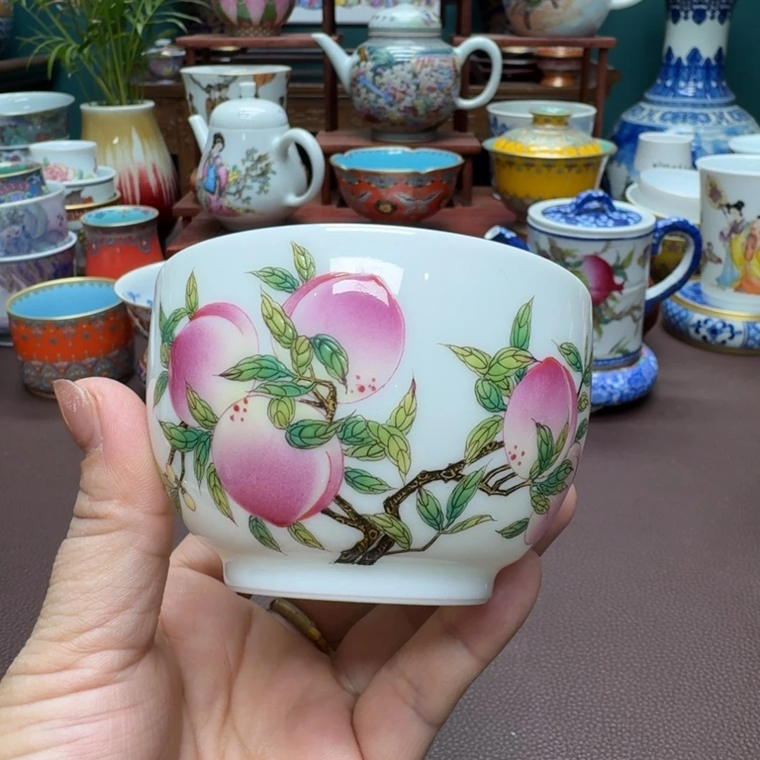 瓷片景德镇仿古手工制作精品展示