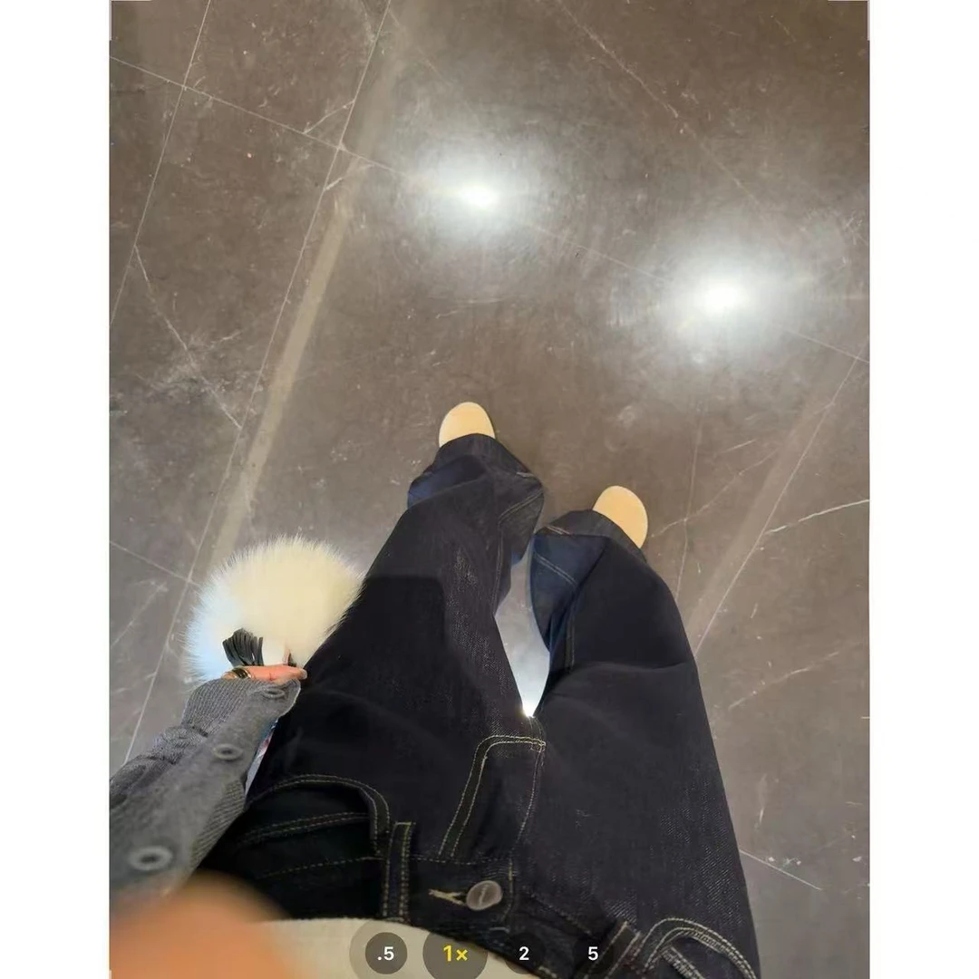 徐秋阳 显瘦实力派 （磨毛版）百搭显瘦磨毛舒适牛仔裤7232-1-