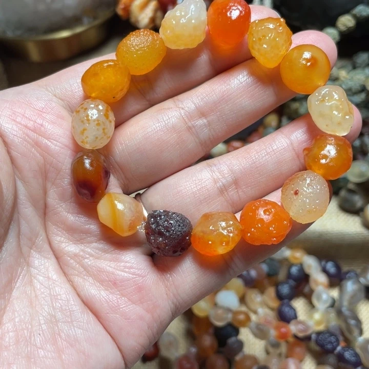 玛瑙/玉髓合金手链