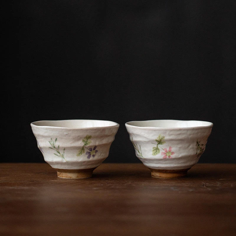 【官方正品】日本进口美浓烧简约米饭碗手绘日式家用汤碗陶瓷餐具