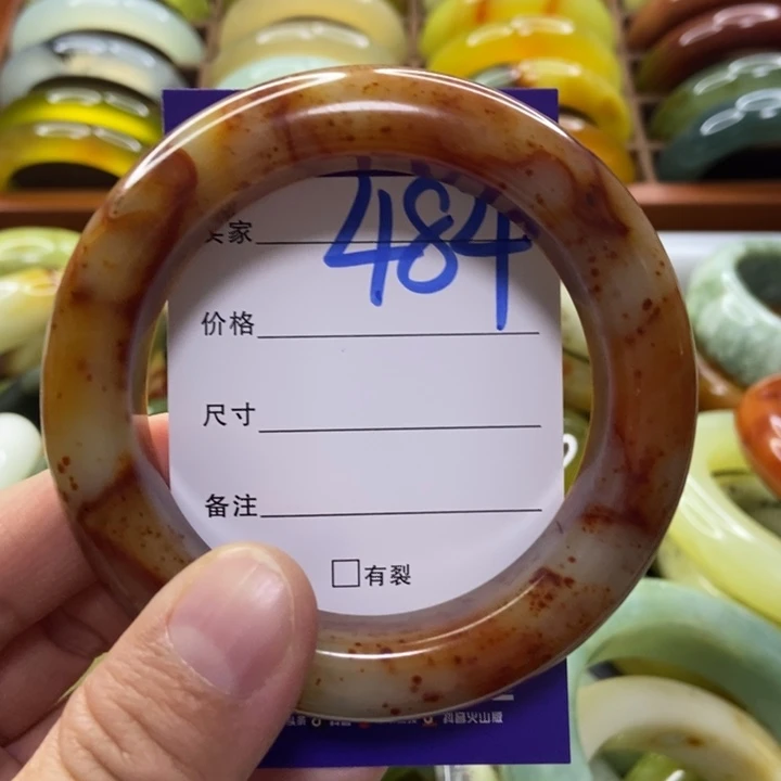 火***面蛇纹石玉未镶嵌手镯