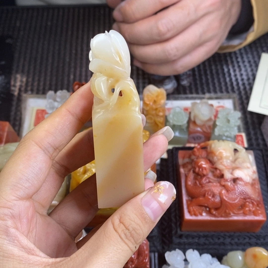 后***后印石寿山石成品正章书法用品