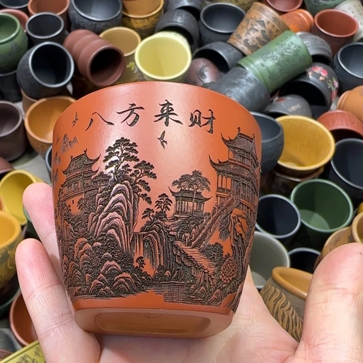 茶杯紫砂全手工紫砂