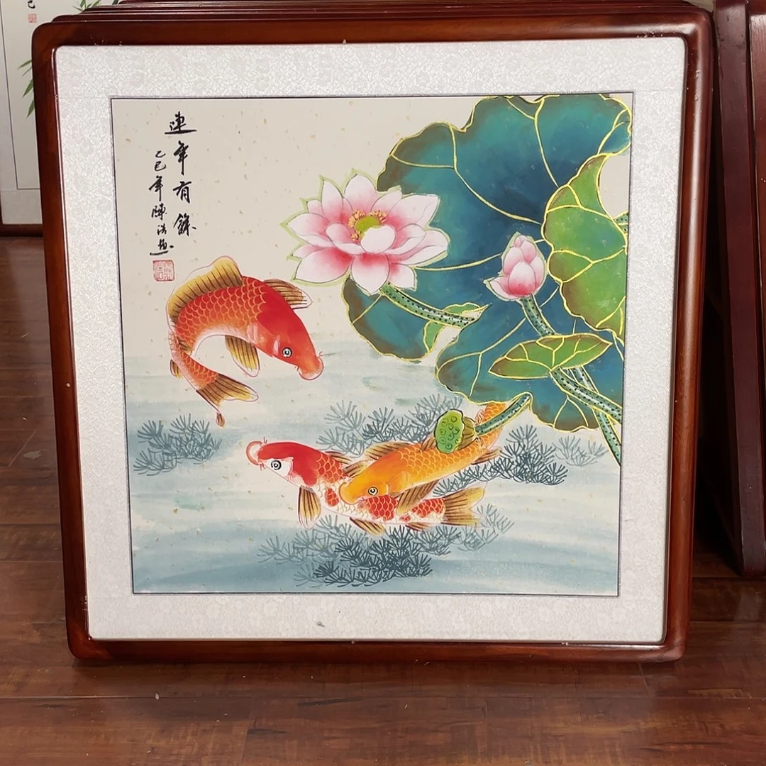 国画带框尺寸63*63厘米
