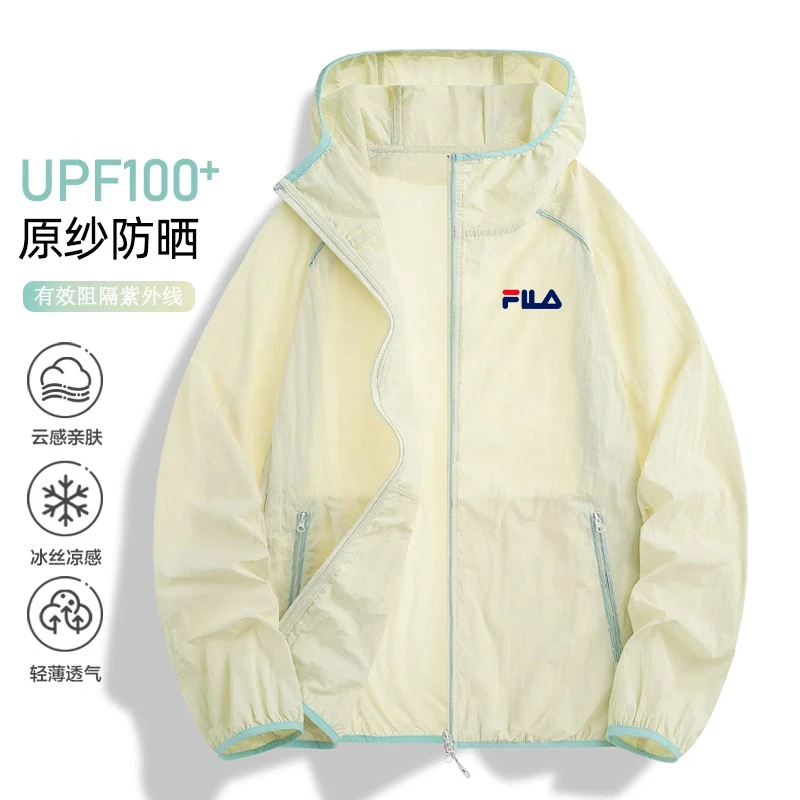 夏季新款冰丝连帽防晒衣男女情侣款户外轻薄透气防晒服男