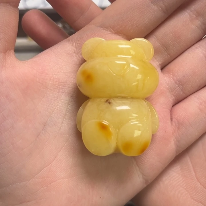 琥珀颈饰未镶嵌天然蜜蜡配件