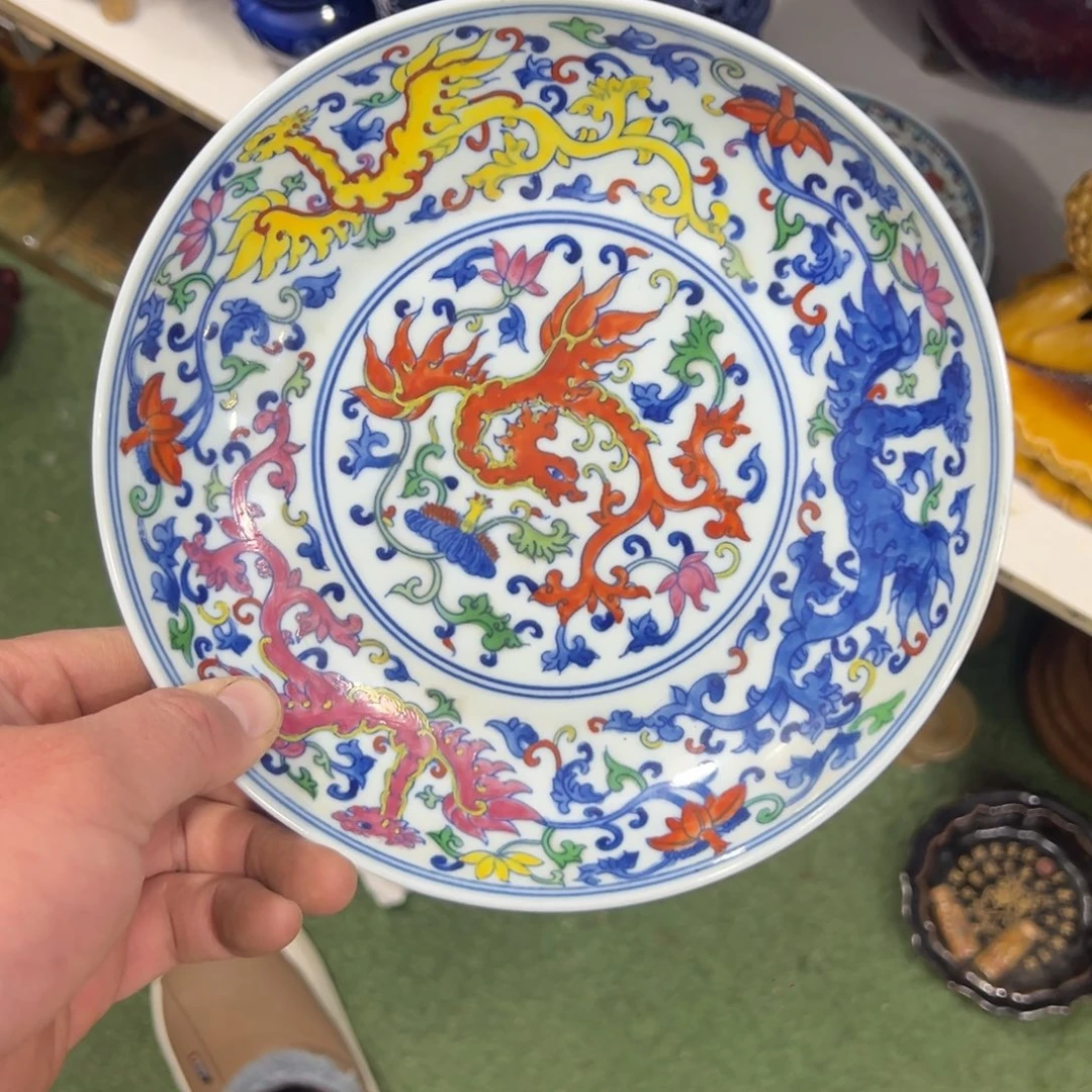 盛***国瓷片摆件摆件11111