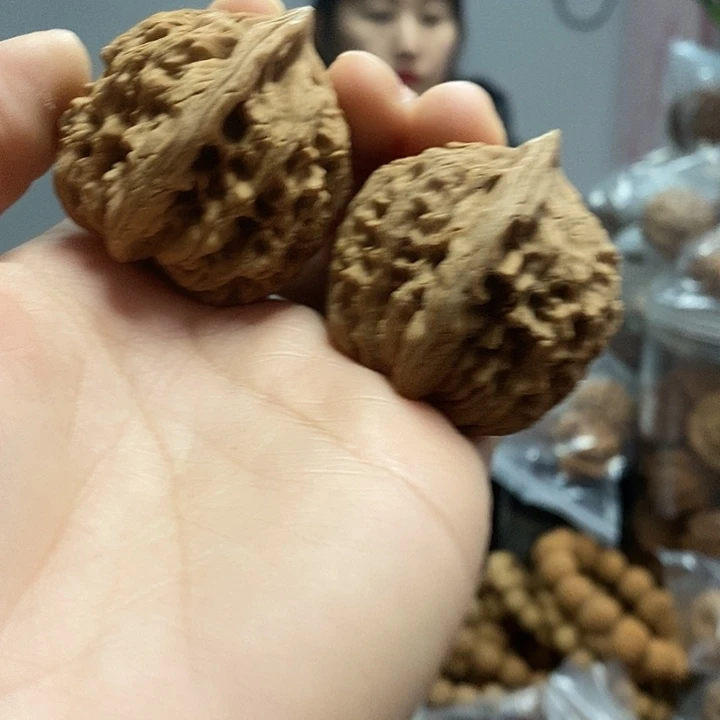 把件文玩核桃40.5小众望月蜡皮