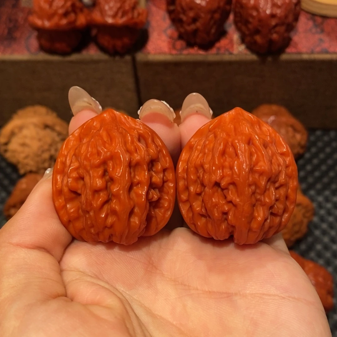 吊坠文玩核桃33.9玉化文山，0501