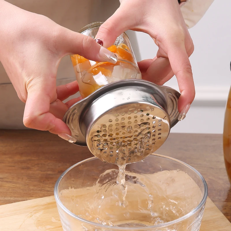罐头沥水器304不锈钢杯子隔渣厨房实用小物件大口径免扶过滤漏斗