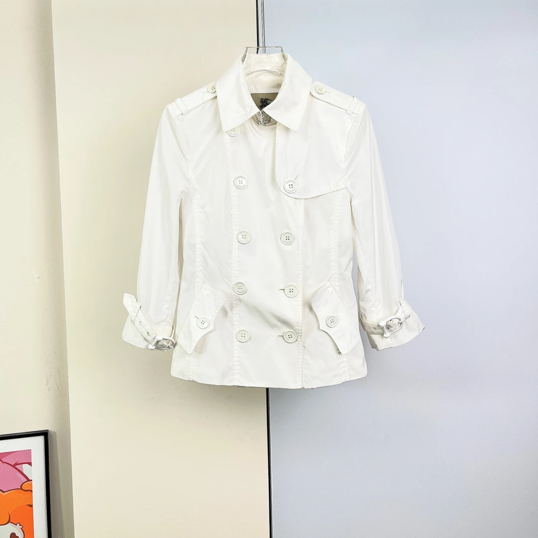 99新 BURBERRY/博柏利 风衣外套/UK4码/Xspr3493