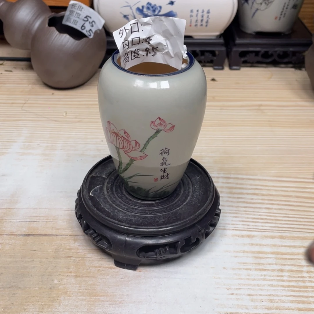 紫砂花盆陶瓷艺术花盆陶瓷