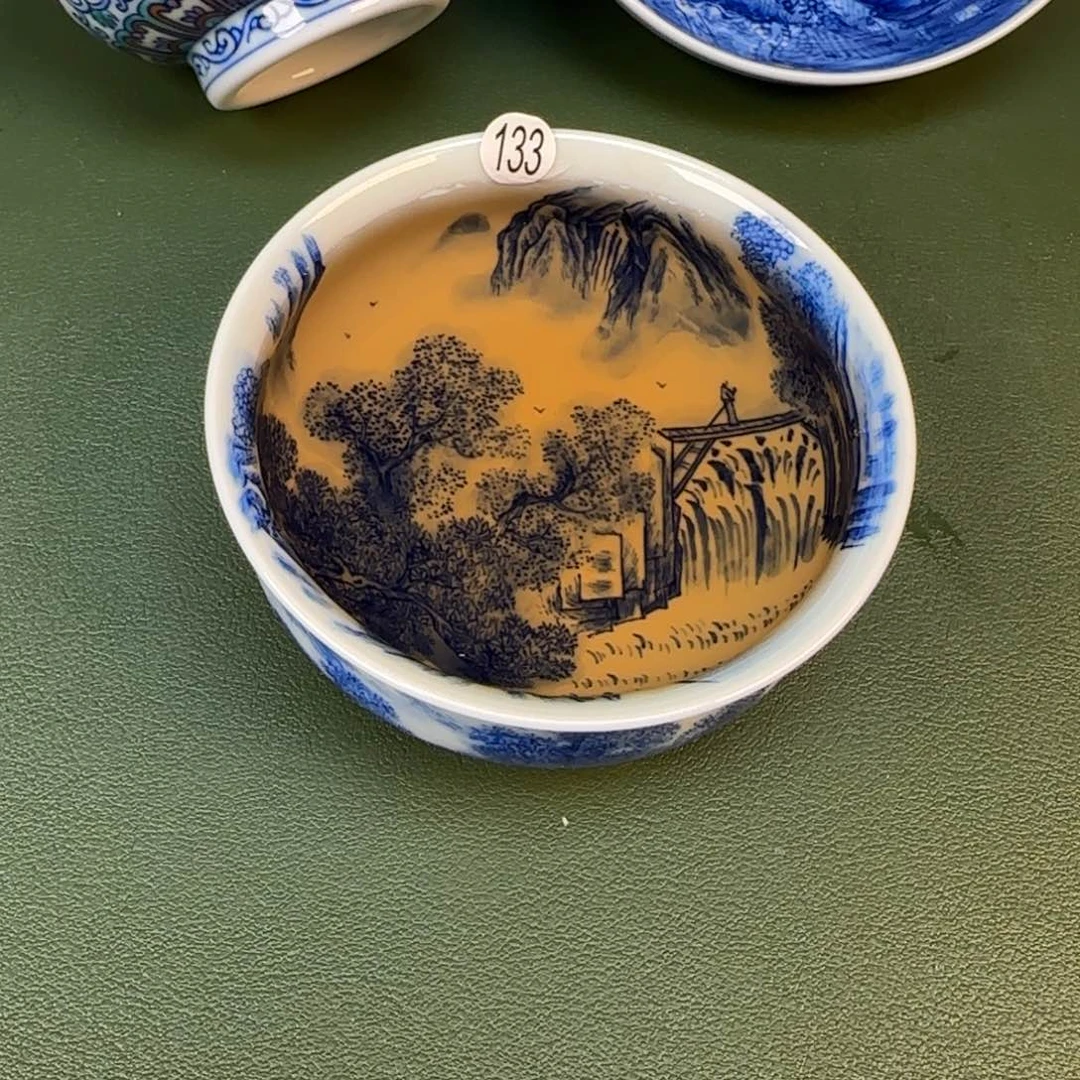 彦祖纯手工手绘茶具133