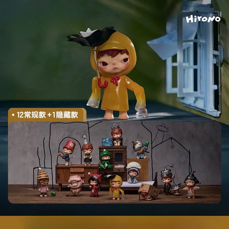【拆盒】正版Hirono小野回声系列盲盒手办潮玩桌面车载摆件礼物
