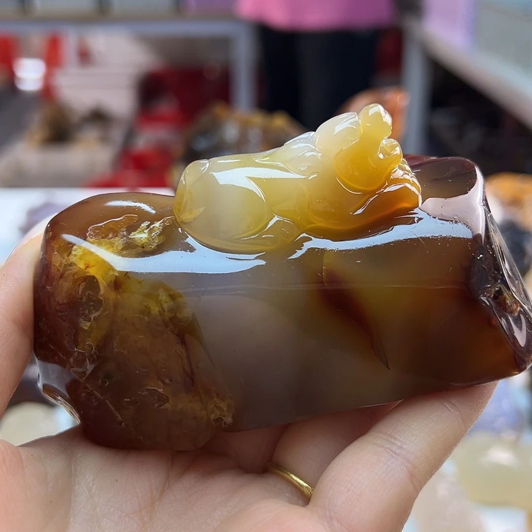 玛瑙/玉髓未镶嵌吊坠(不含链)