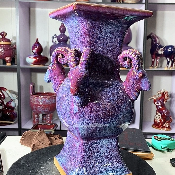 瓷片中国神垕精品钧瓷