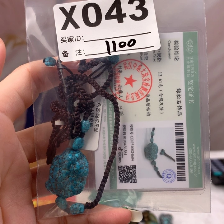 黑***蚁绿松石未镶嵌原矿