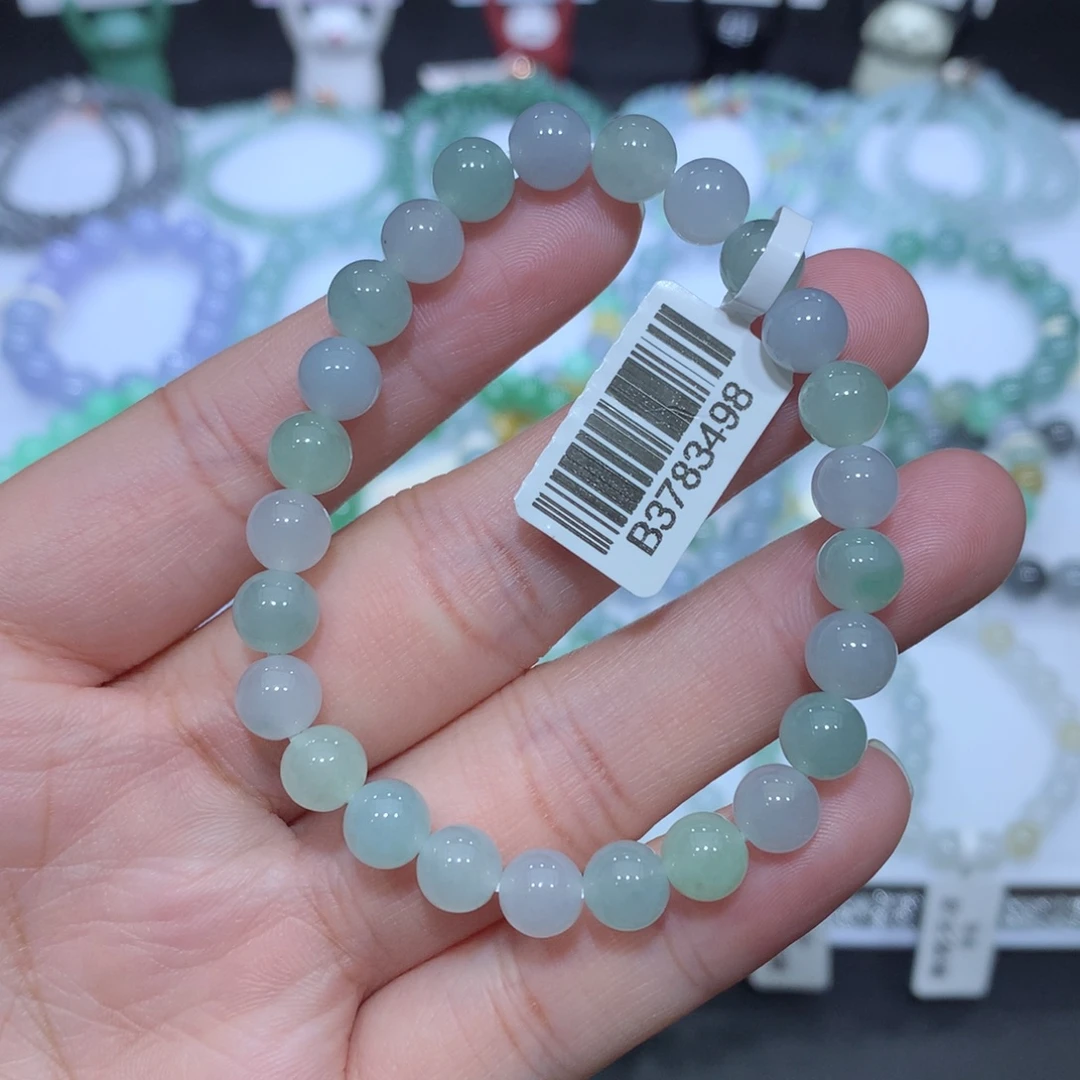 翡翠未镶嵌手串天然