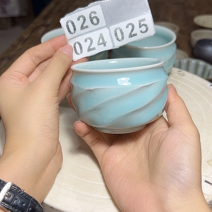 云间青瓷小米茶器龙泉