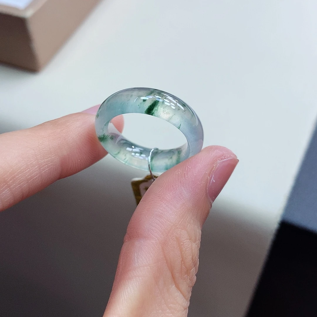 翡翠戒指未镶嵌13-14号