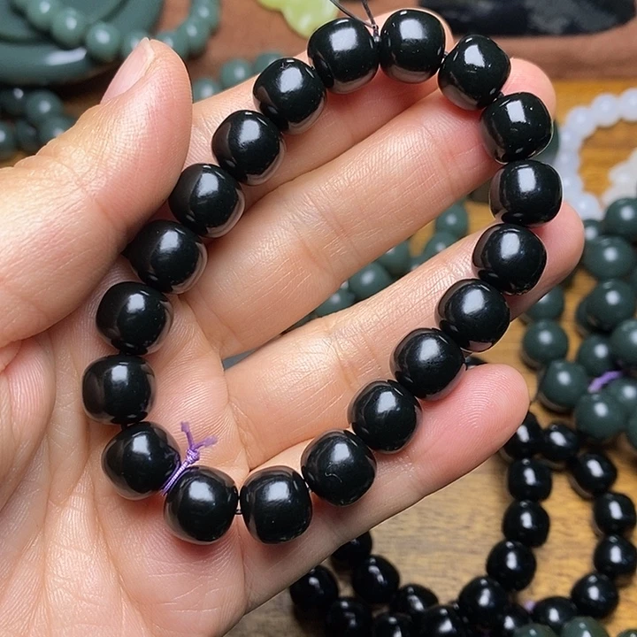 和田玉（青玉）未镶嵌手链