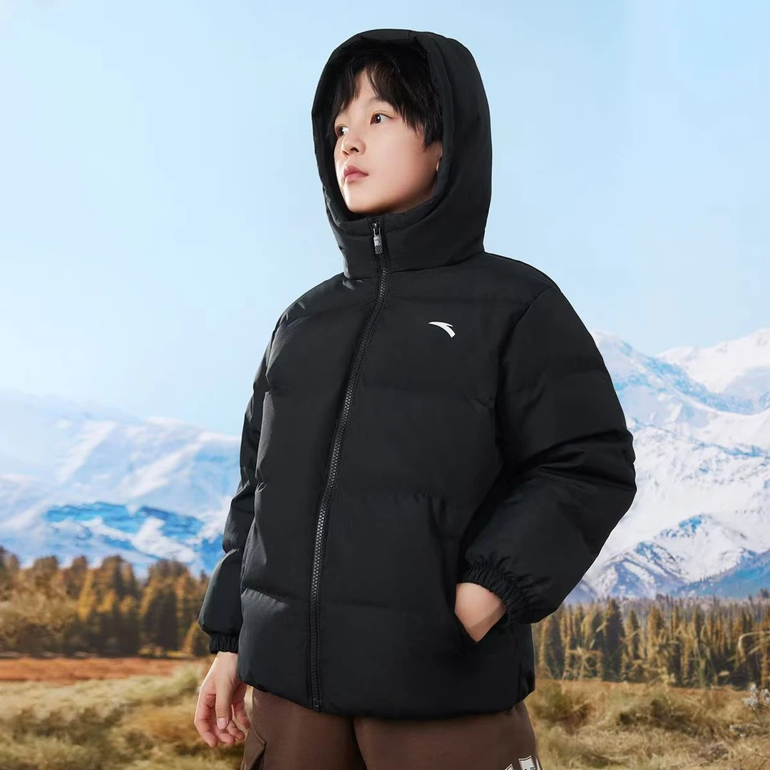 小童秋冬保暖羽绒服连帽外套雪团时尚百搭羽绒服防风372449923