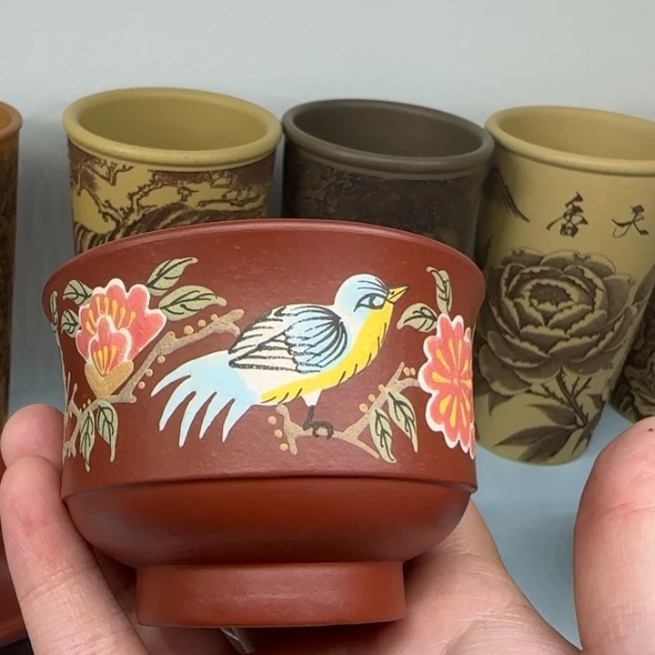 茶杯紫砂全手工紫砂